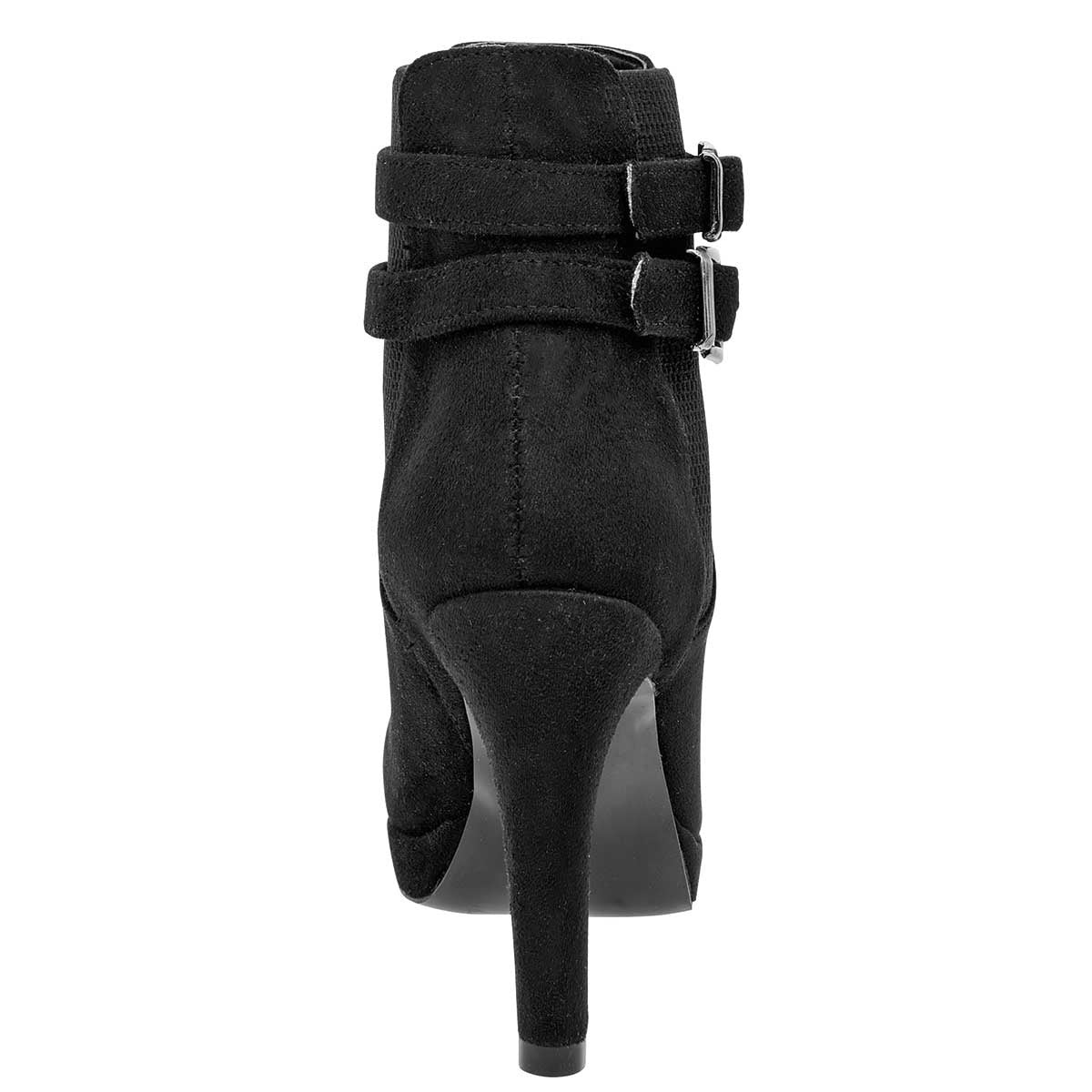 Botín con tacón Exterior Textil Color Negro Para Mujer De Pietro Alessandro