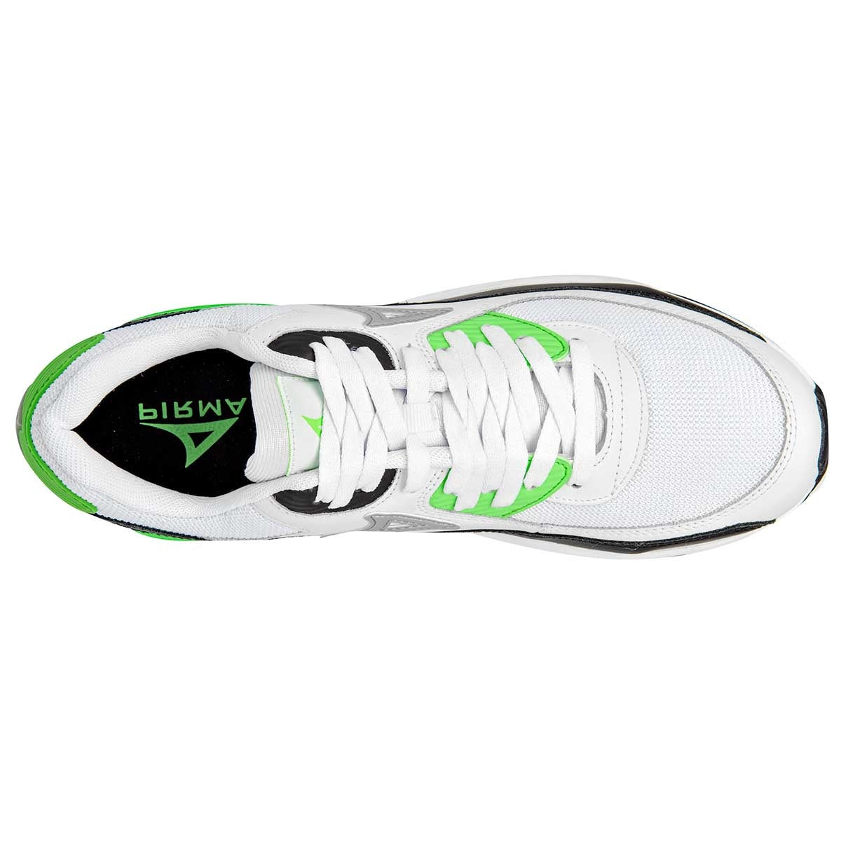 Tenis tipo deportivo Exterior Piel Sintética Color Blanco Para Hombre De Pirma