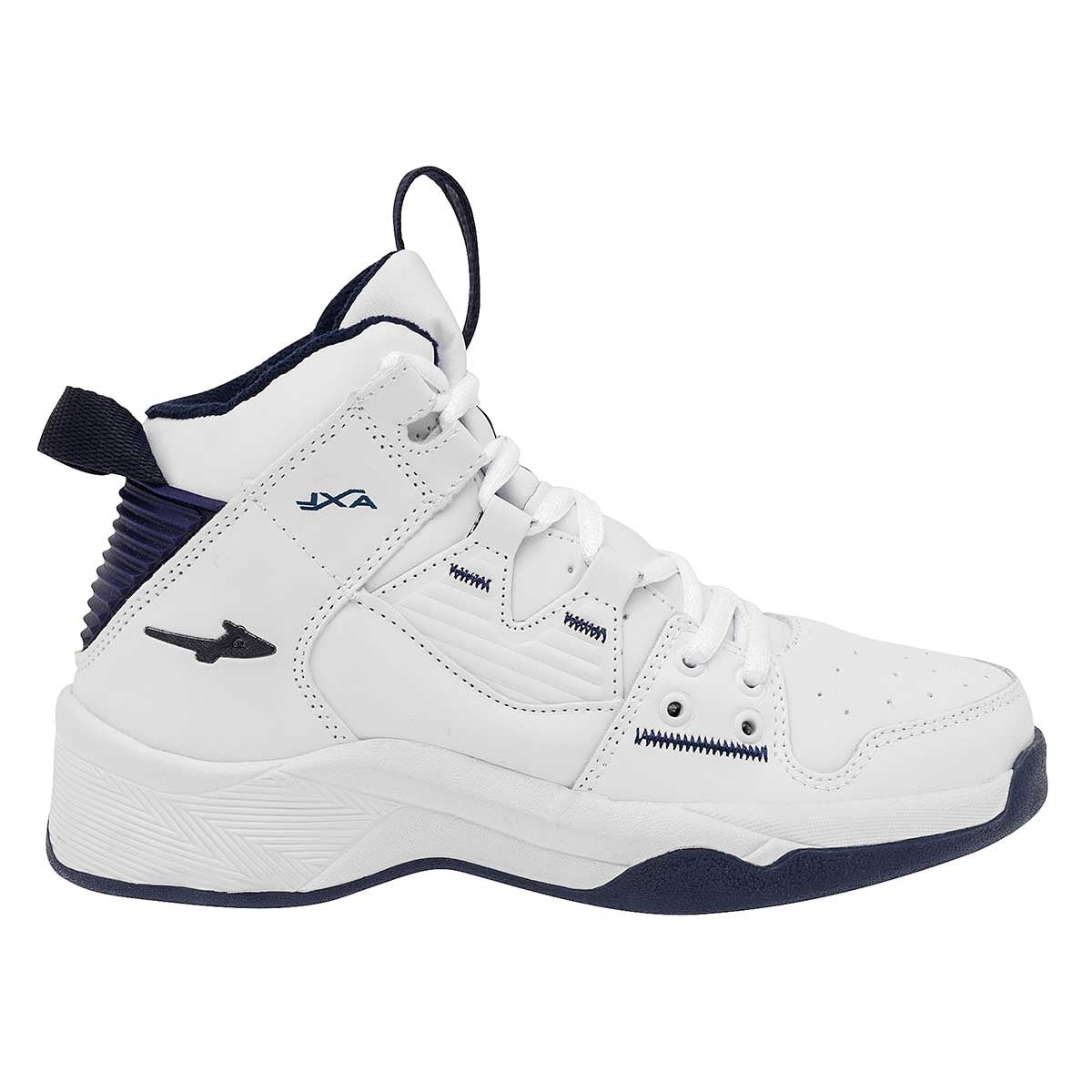 Tenis Para Basquet Exterior Textil Color Blanco Con Marino Para Mujer De Pontiac