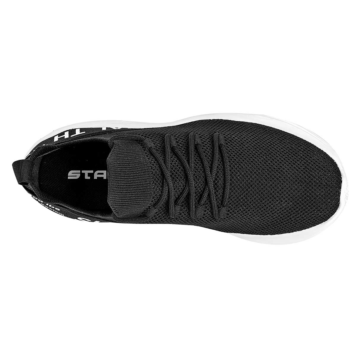 Tenis tipo deportivo  Exterior Textil Color Negro Para Mujer De Stars of the World