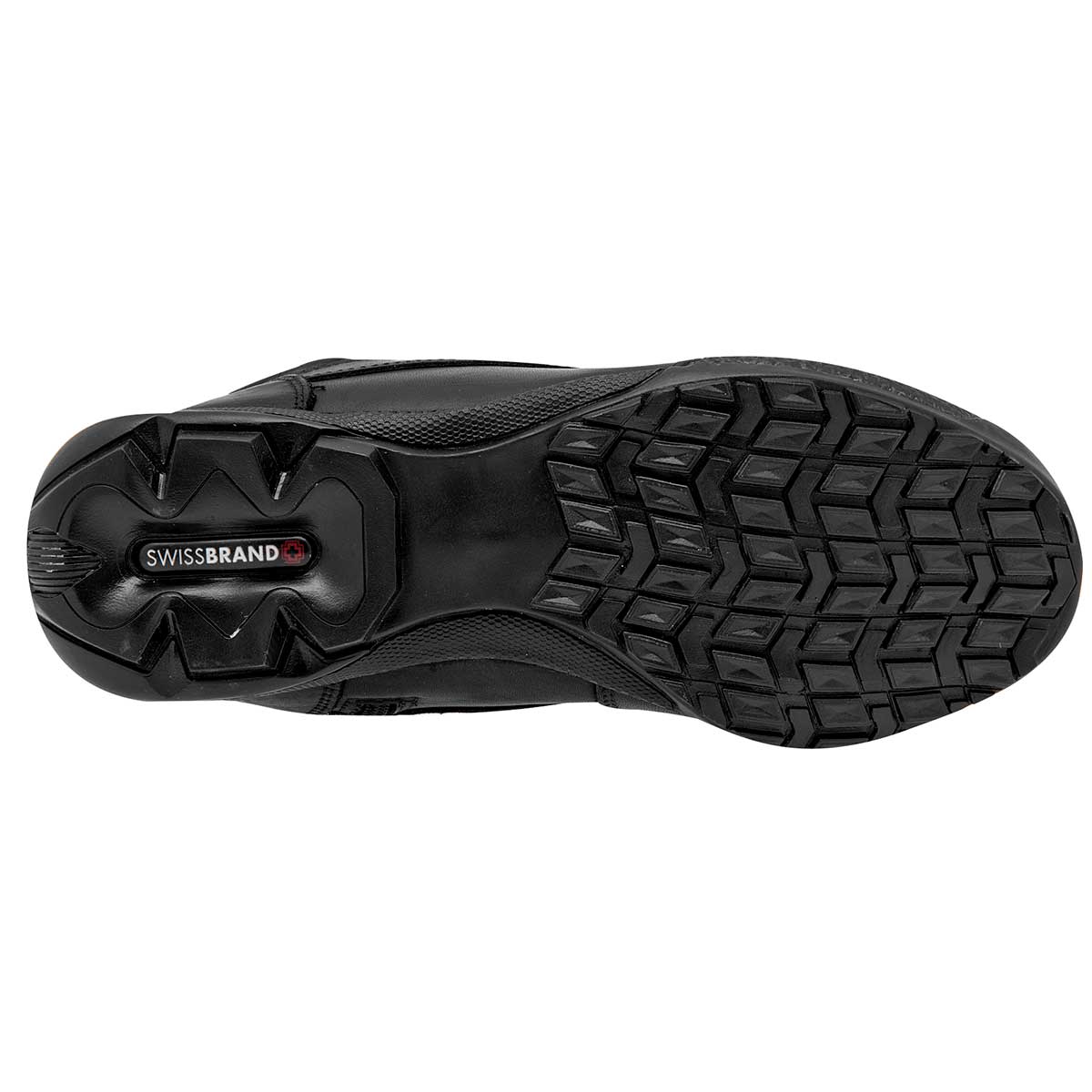Tenis Racing Exterior Piel Color Negro Para Hombre De Swissbrand