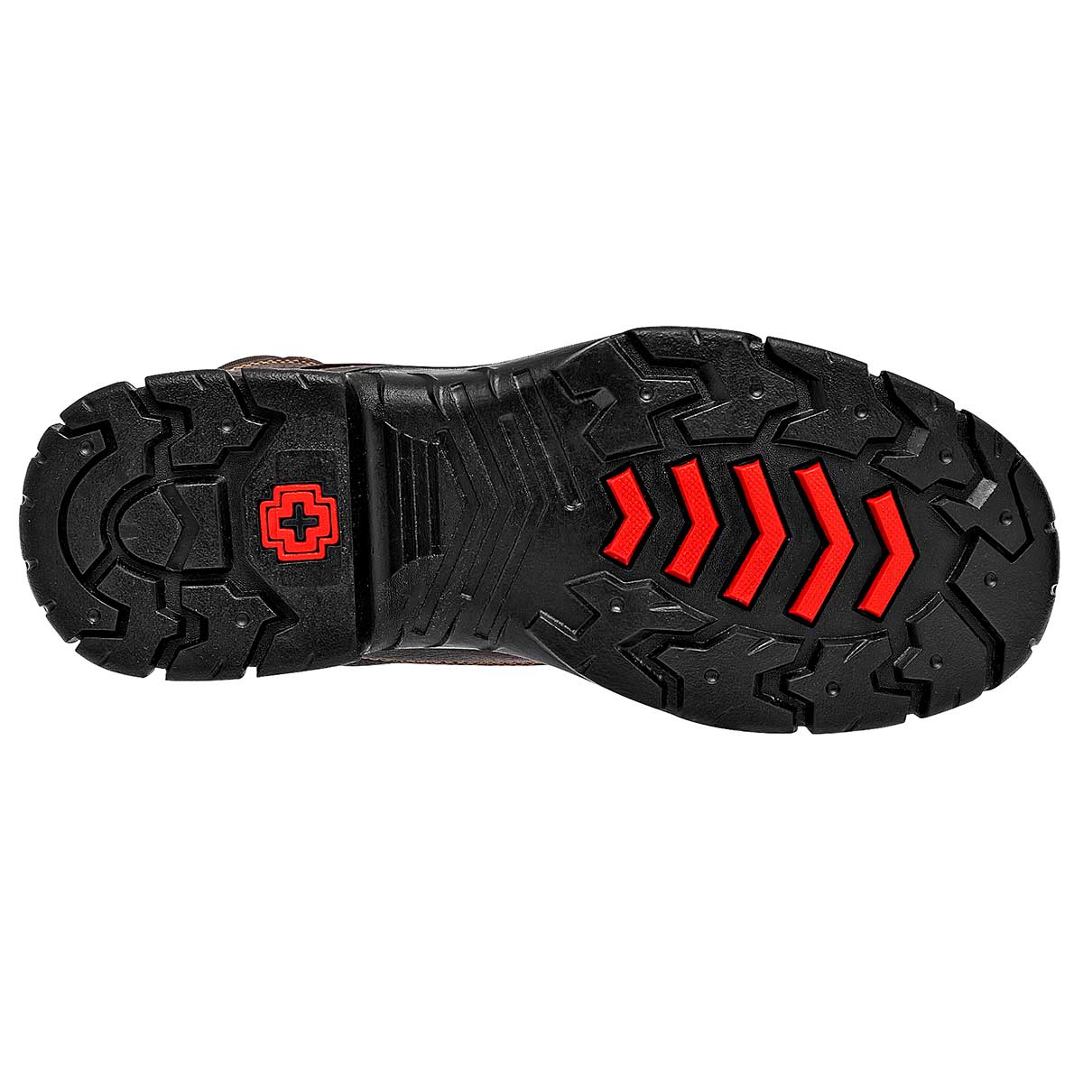 Bota industrial Exterior Piel Color Café Para Hombre De Swissbrand