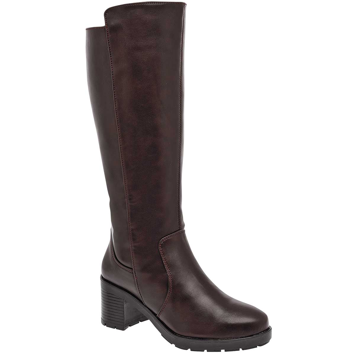 Botas altas Exterior Sintético Color Café Para Mujer De Taguesi