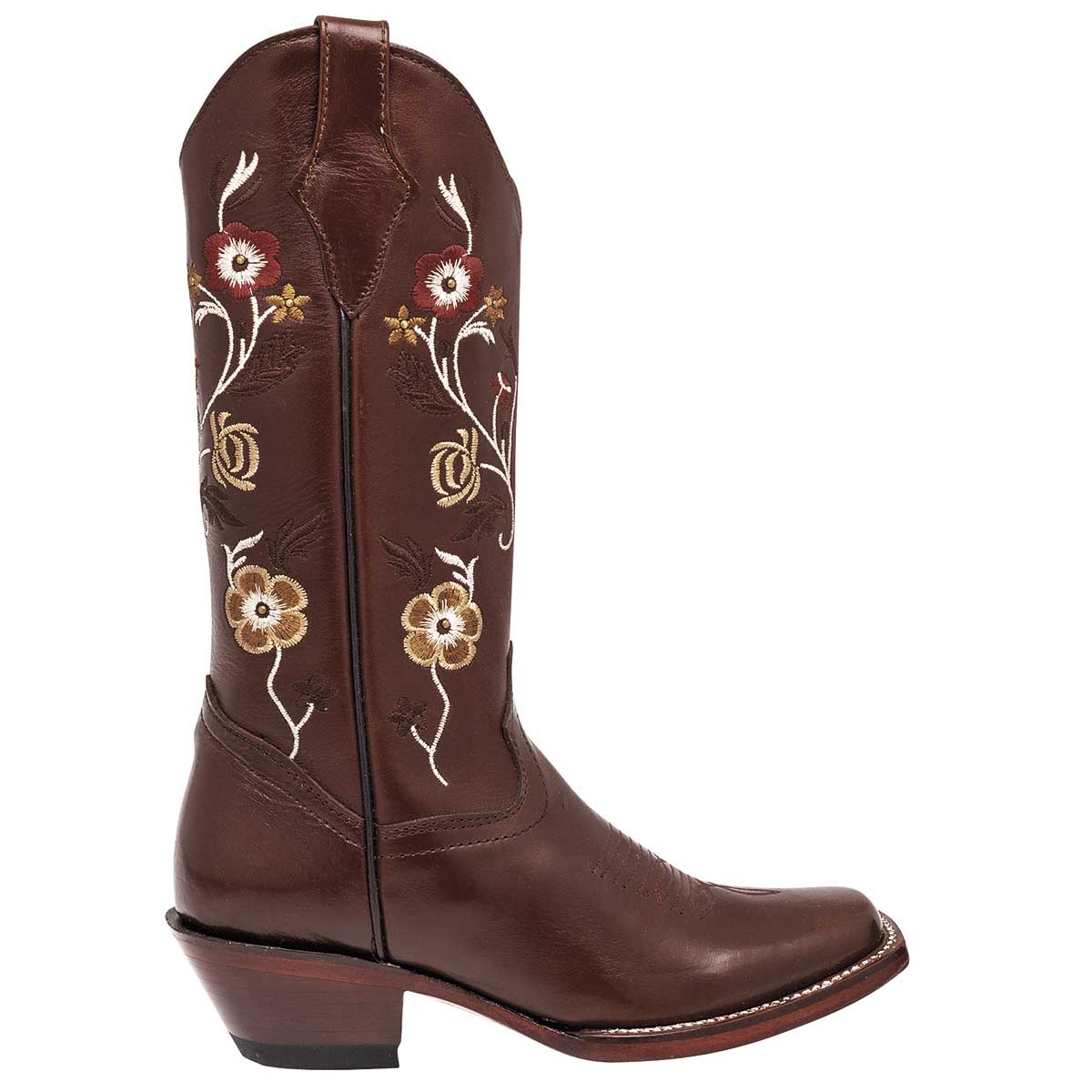 Botas tipo western Exterior Piel Color Café Para Mujer De Trankas Boots