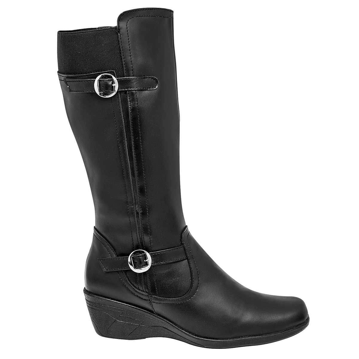 Botas altas Exterior Piel Color Negro Para Mujer De RBCOLLECTION