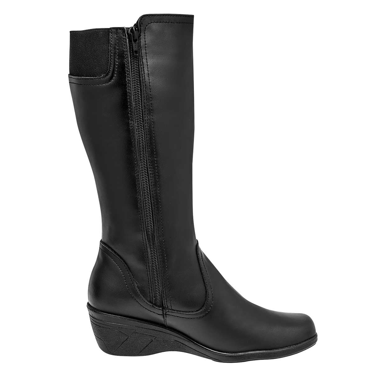 Botas altas Exterior Piel Color Negro Para Mujer De RBCOLLECTION