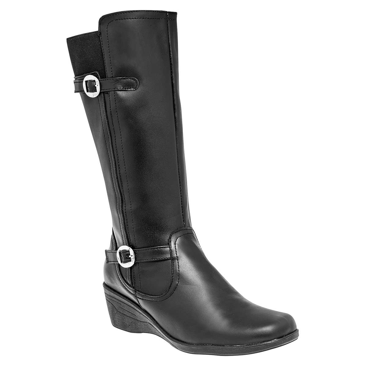 Botas altas Exterior Piel Color Negro Para Mujer De RBCOLLECTION