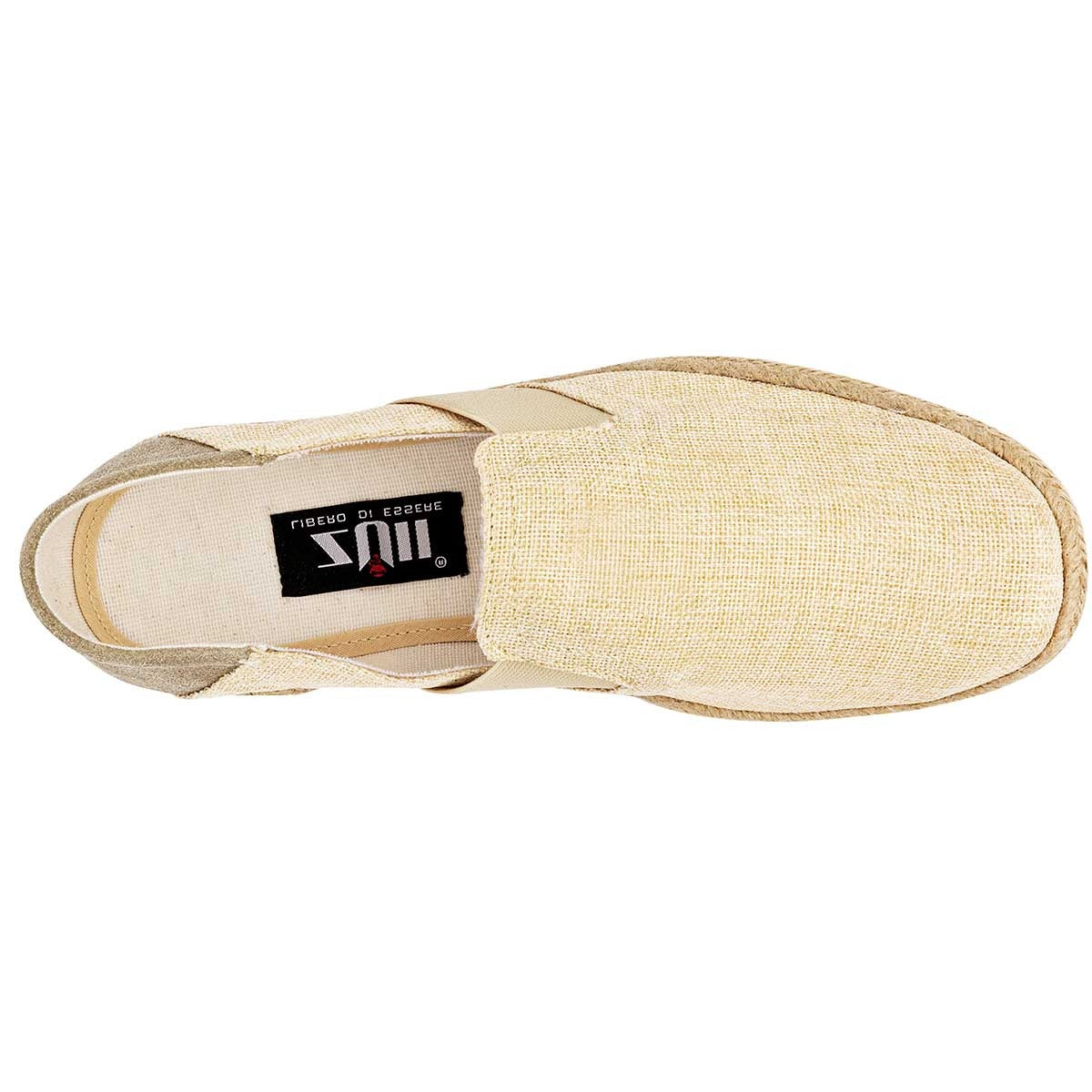 Mocasines Exterior Textil Color Beige Para Hombre De Zull