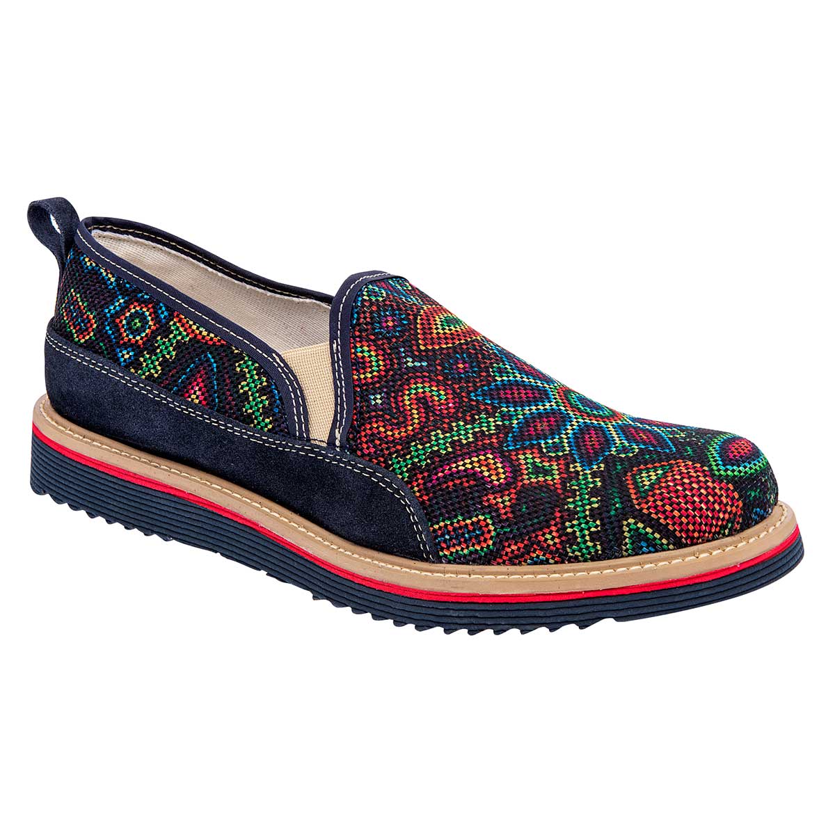 Mocasines Exterior Textil Color Marino Para Hombre De Zull