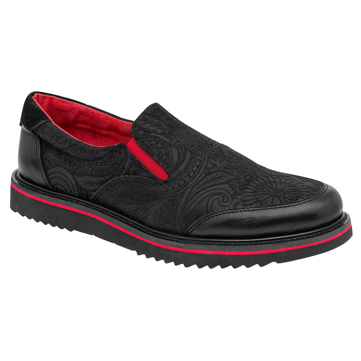 Mocasines Exterior Textil Color Negro Para Hombre De Zull