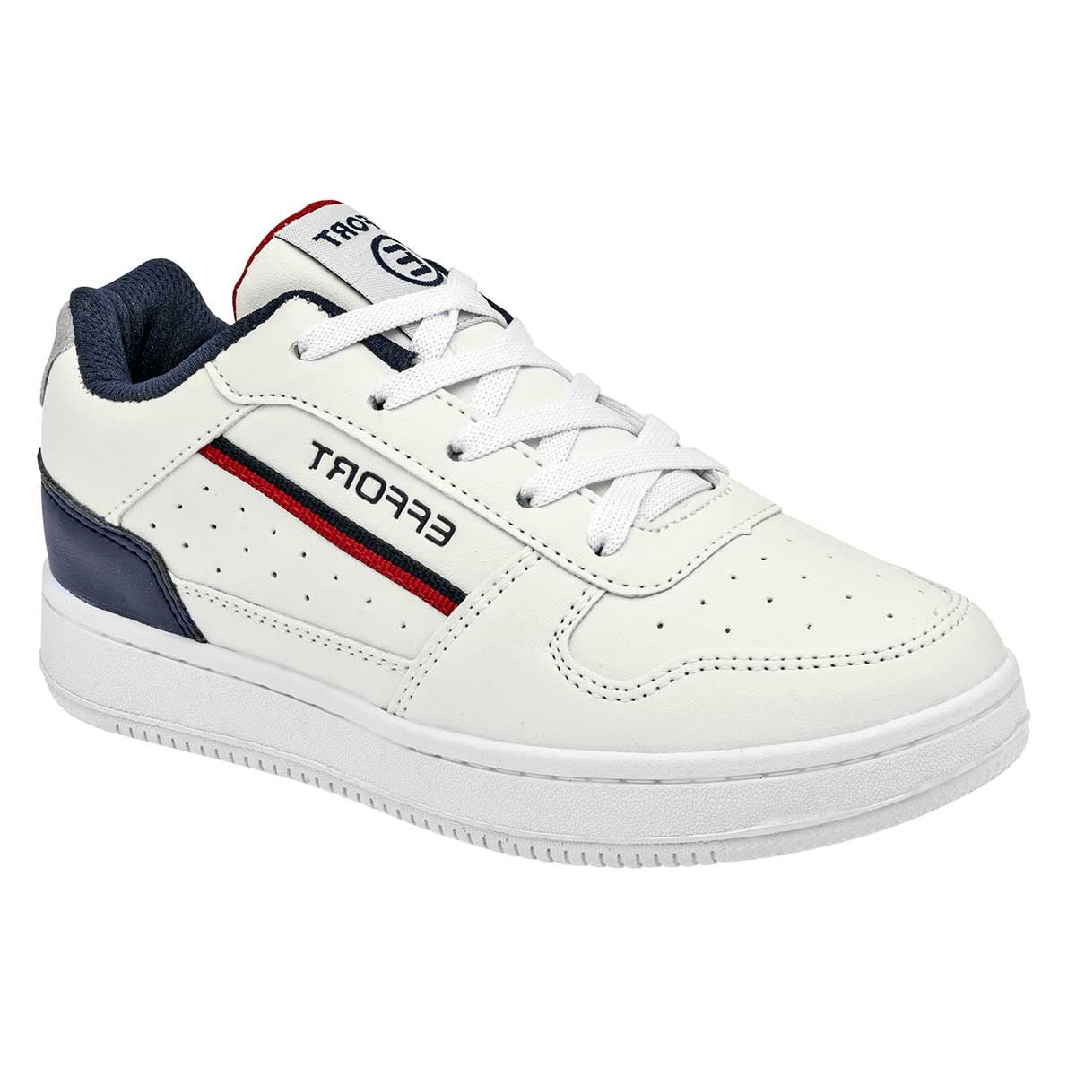 Tenis tipo deportivo Exterior Piel sintética Color Blanco Para Mujer De Effort