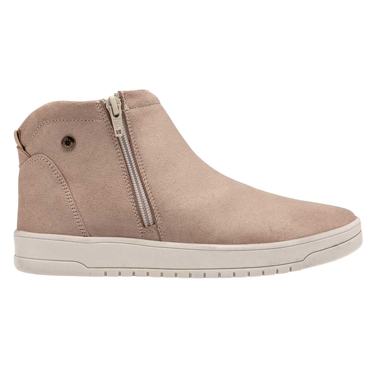 Tenis botín Exterior Sintético Color Beige  Para Mujer De Moramora