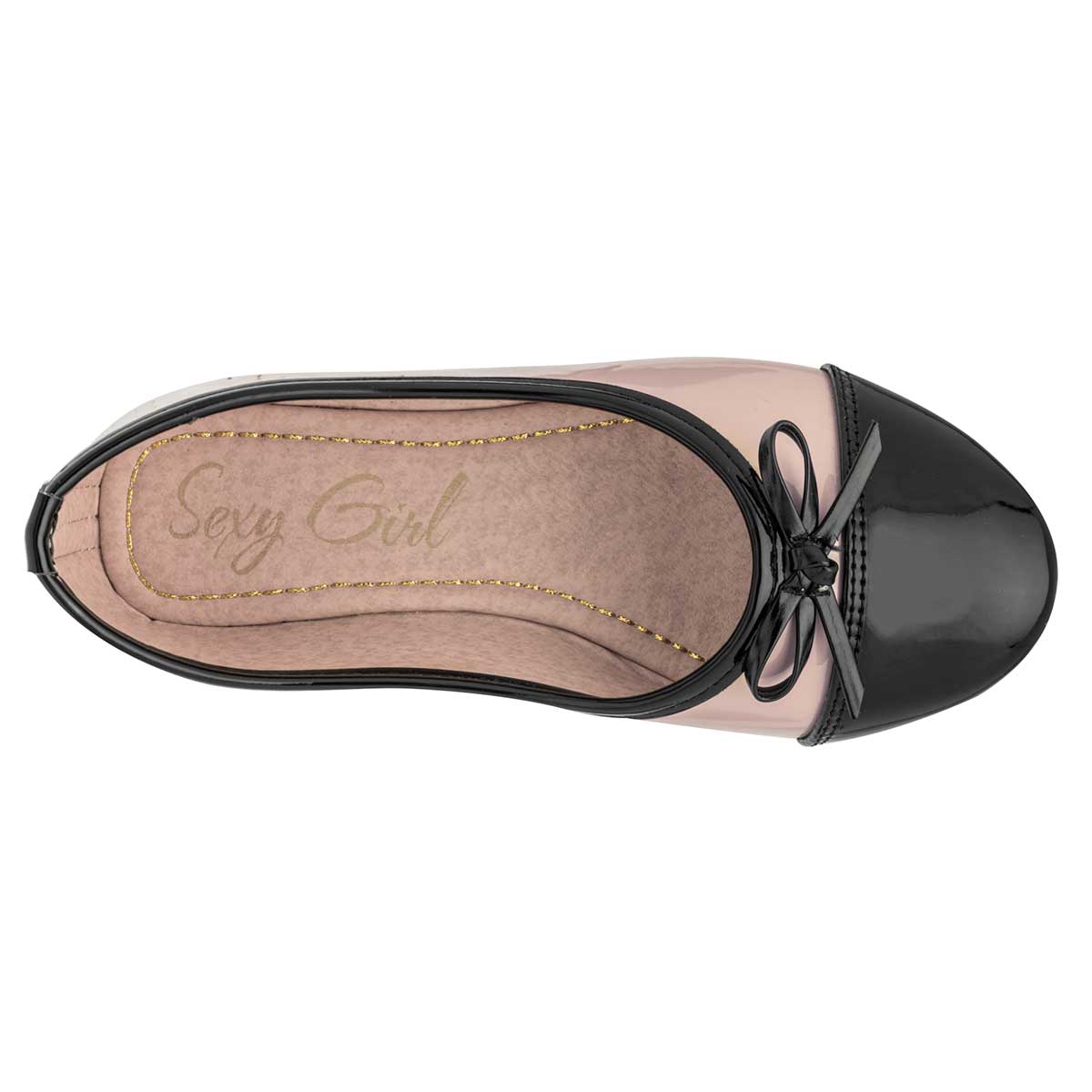 Flats clásicas Exterior Piel sintética Color Beige  Para Mujer De Sexy Girl