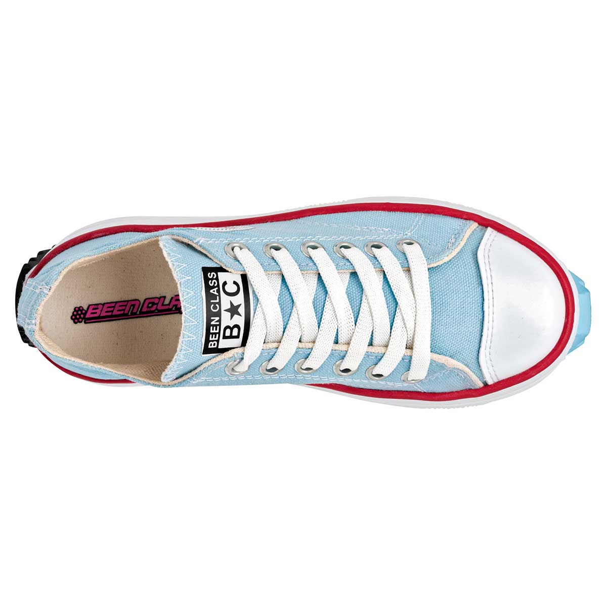 Tenis Con cordones Exterior Textil Color Azul Para Mujer De Been Class