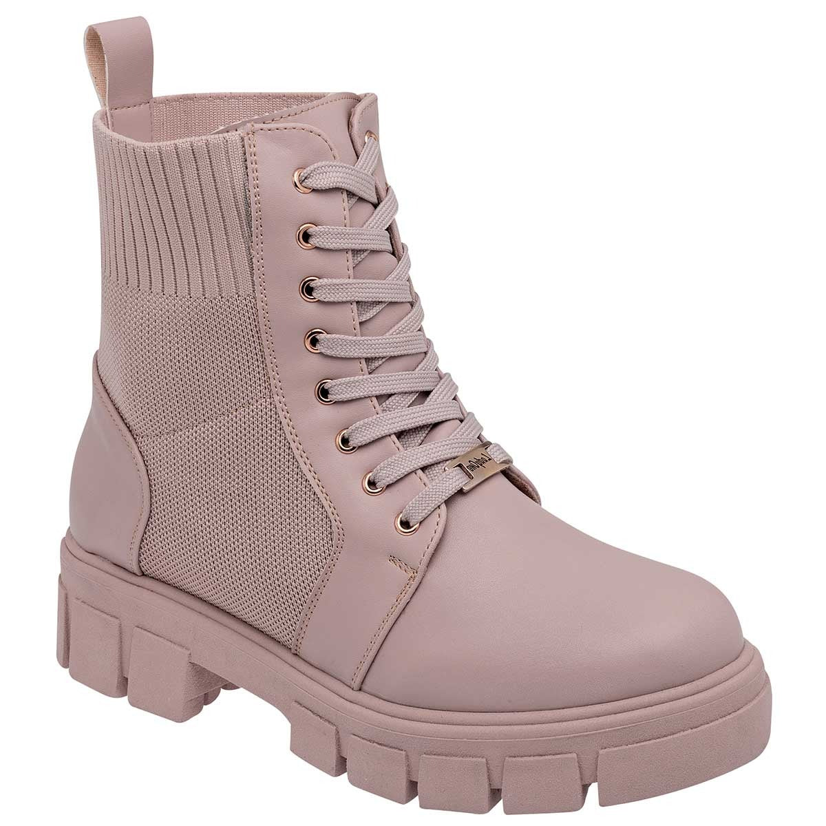 Botas casuales Exterior Sintético con Textil Color Rosa Para Mujer De RBCOLLECTION