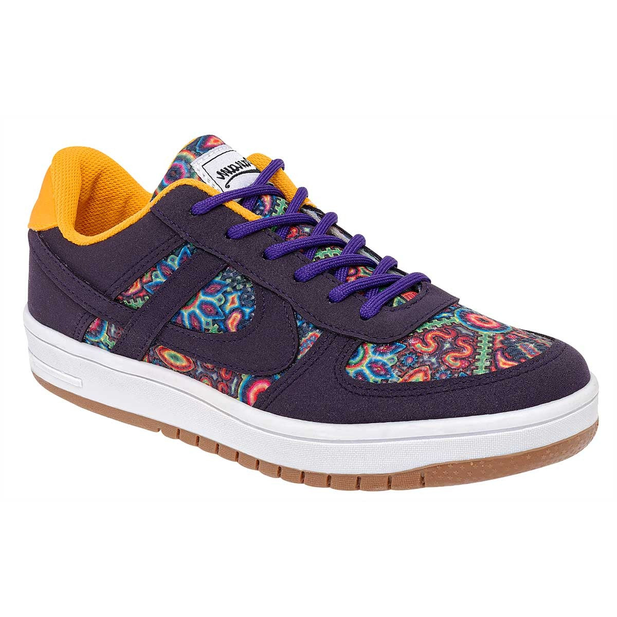 Tenis tipo deportivo Exterior Piel Sintética Color Morado Para Hombre De Panam