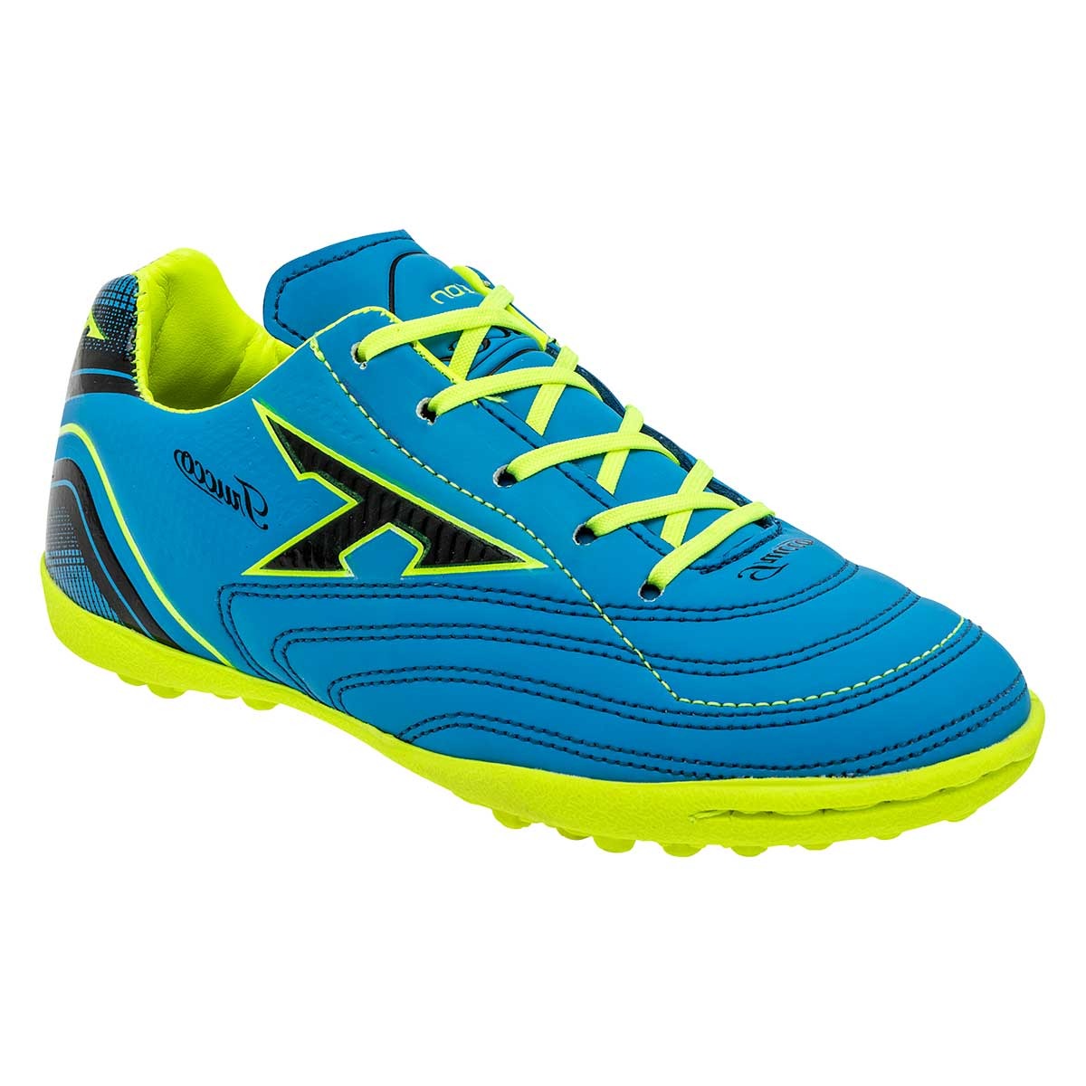 Tenis para Fútbol Exterior Piel sintética Color Azul Para Mujer De Trucco