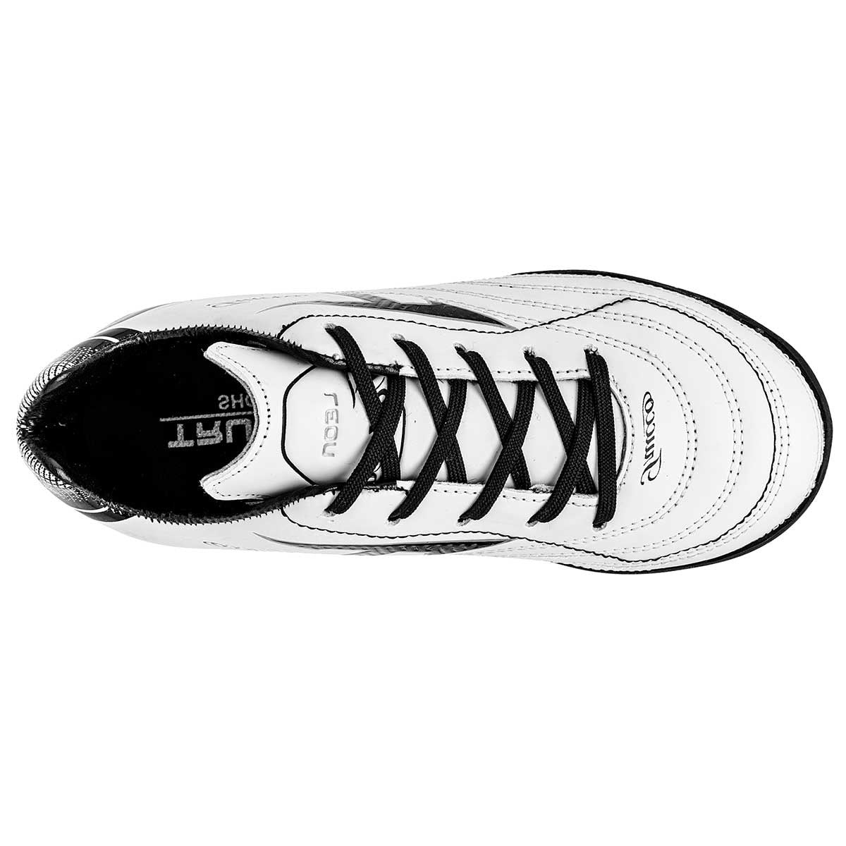 Tenis para Fútbol Exterior Piel sintética Color Blanco Negro Para Mujer De Trucco