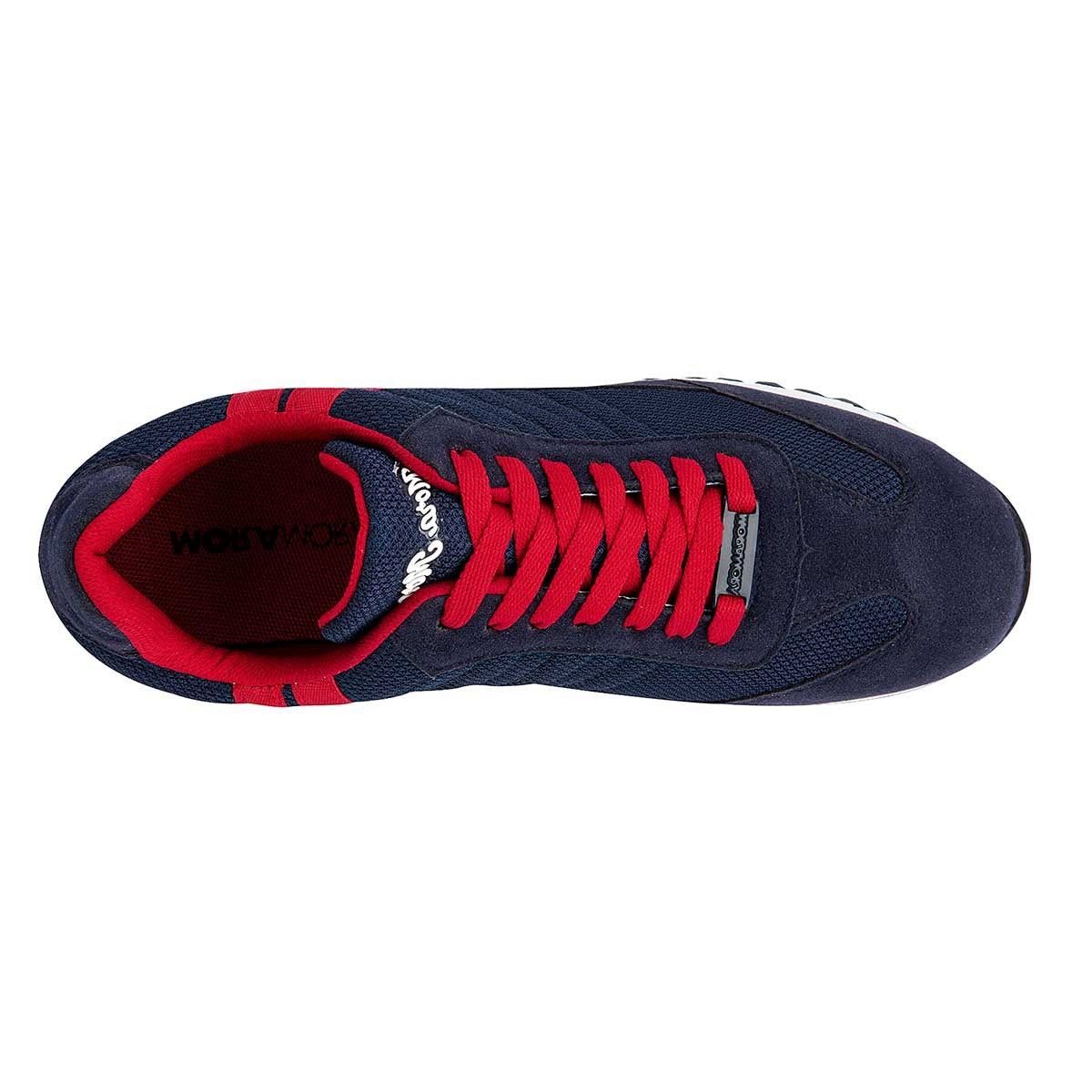 Tenis tipo deportivo Exterior Textil Color Marino Para Mujer De Moramora