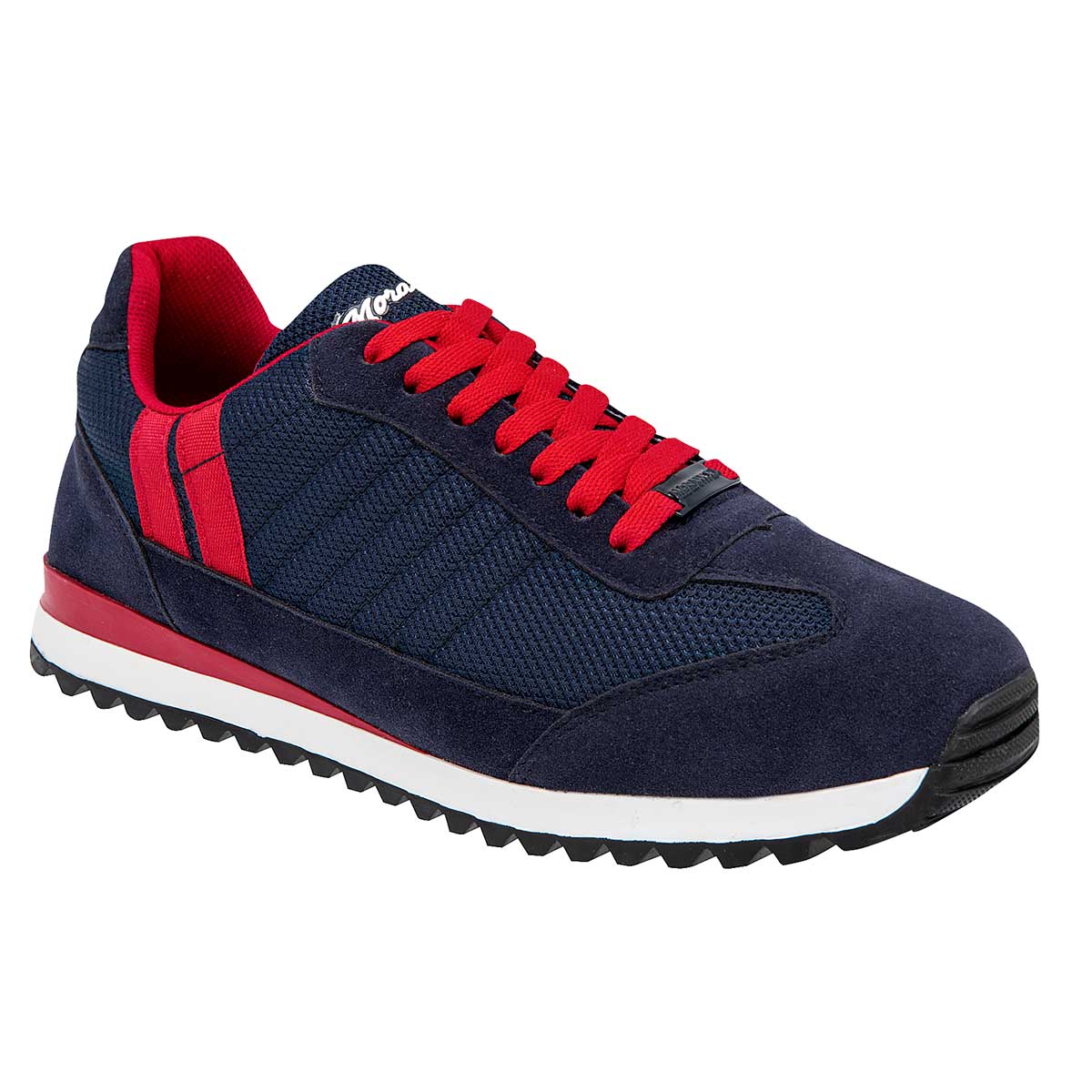 Tenis tipo deportivo Exterior Textil Color Marino Para Mujer De Moramora