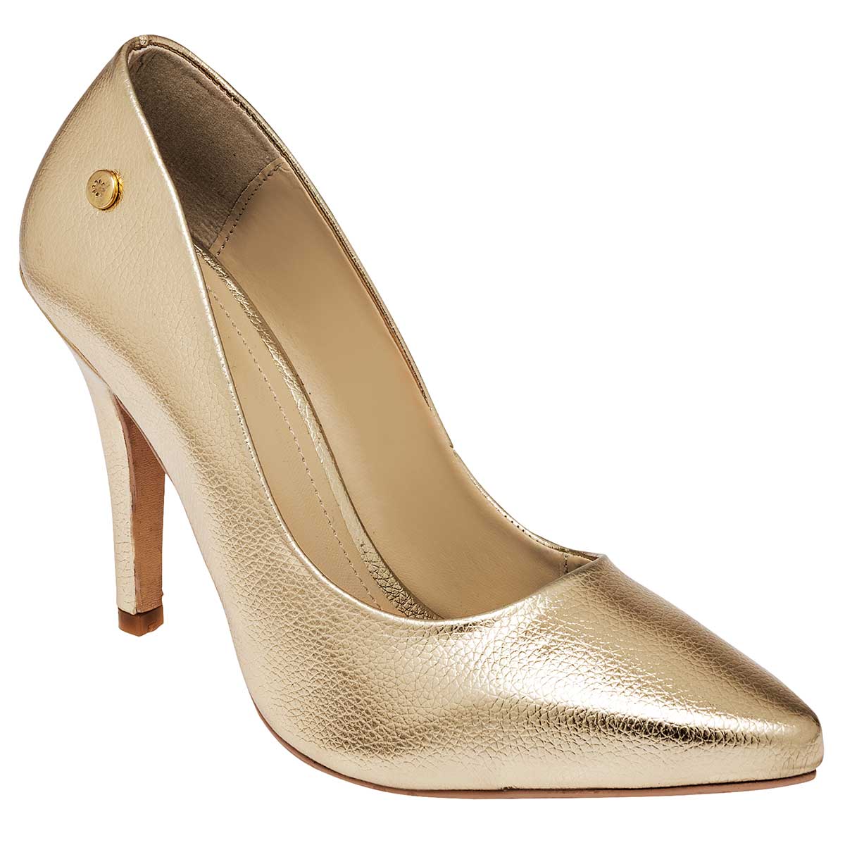 Zapatillas Exterior Sintético Color Oro Para Mujer De Moramora