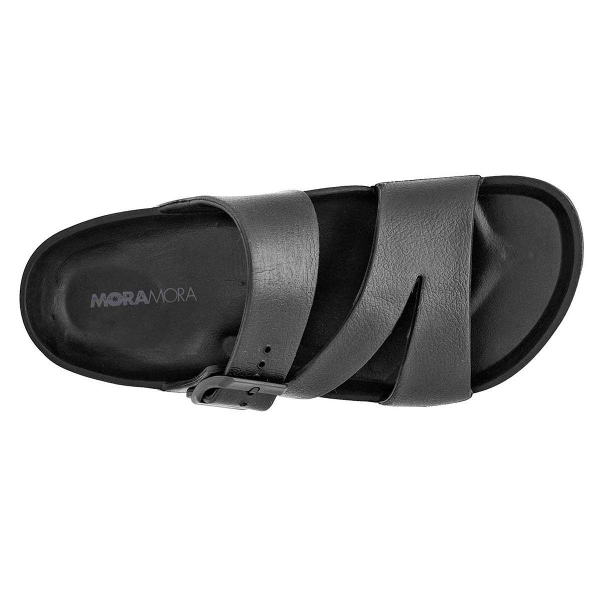 Sandalias de piso Exterior Sintético Color Negro Para Mujer De MORAMORA