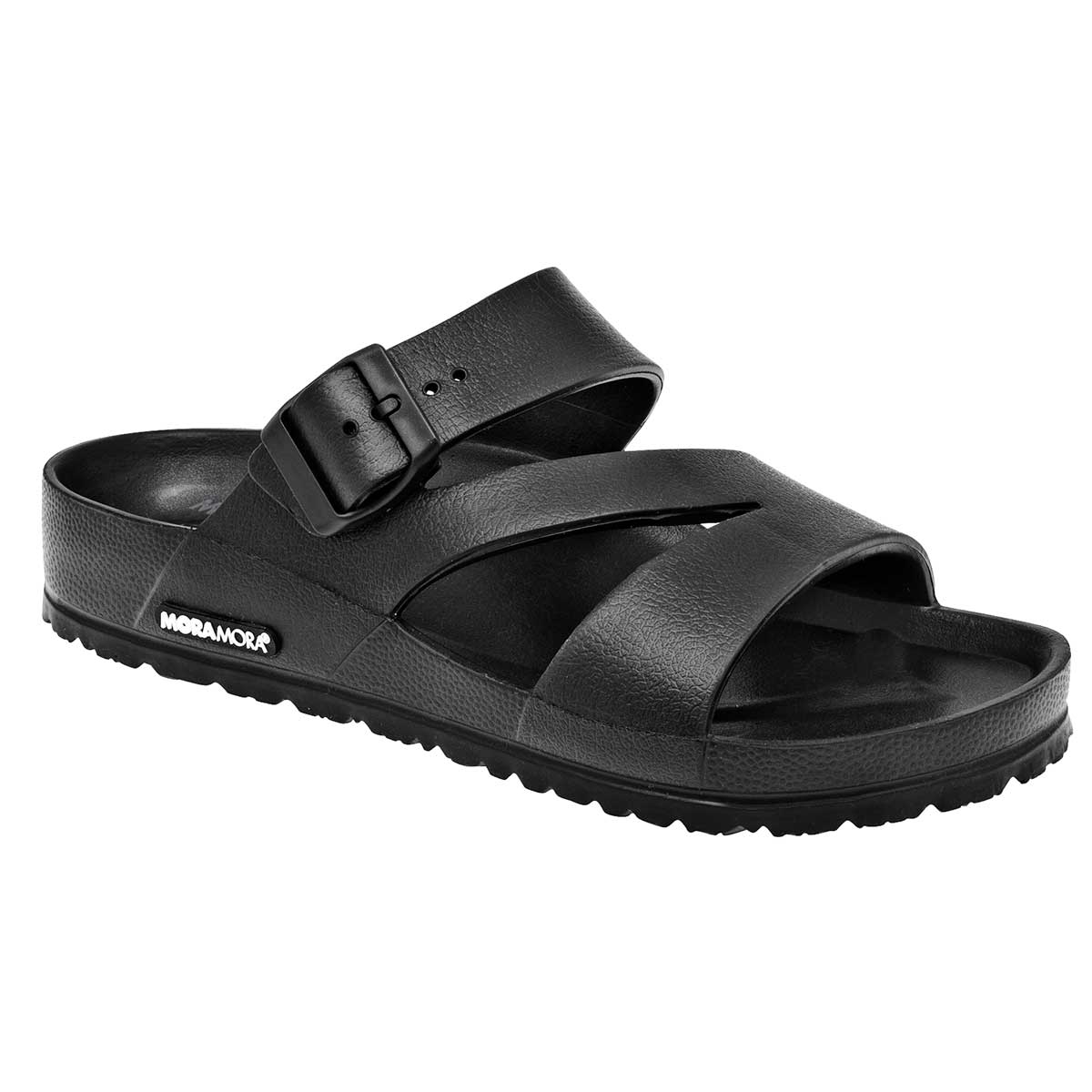 Sandalias de piso Exterior Sintético Color Negro Para Mujer De MORAMORA