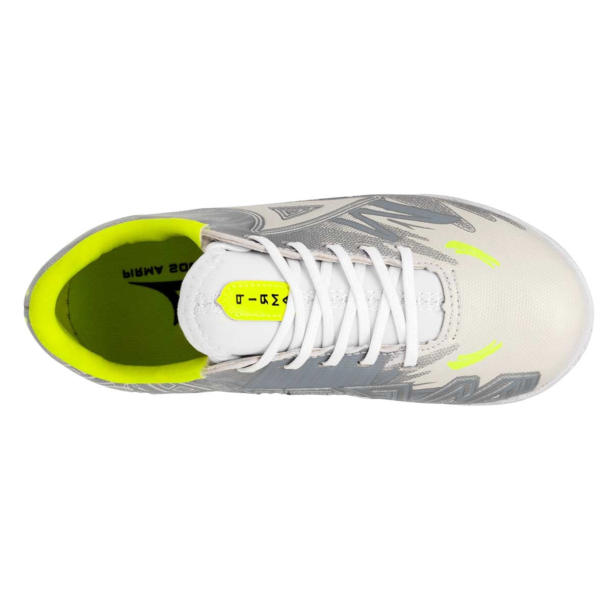 Tenis para Fútbol Exterior Piel sintética Color Blanco Con Plata Para Mujer De Pirma