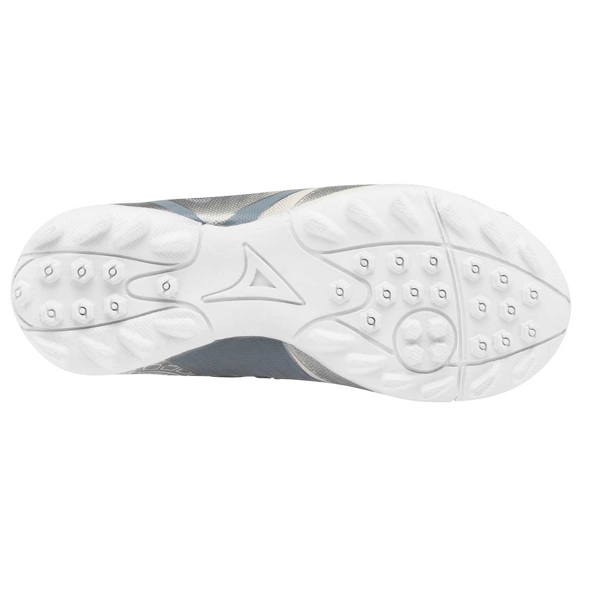 Tenis para Fútbol Exterior Piel sintética Color Blanco Con Plata Para Mujer De Pirma