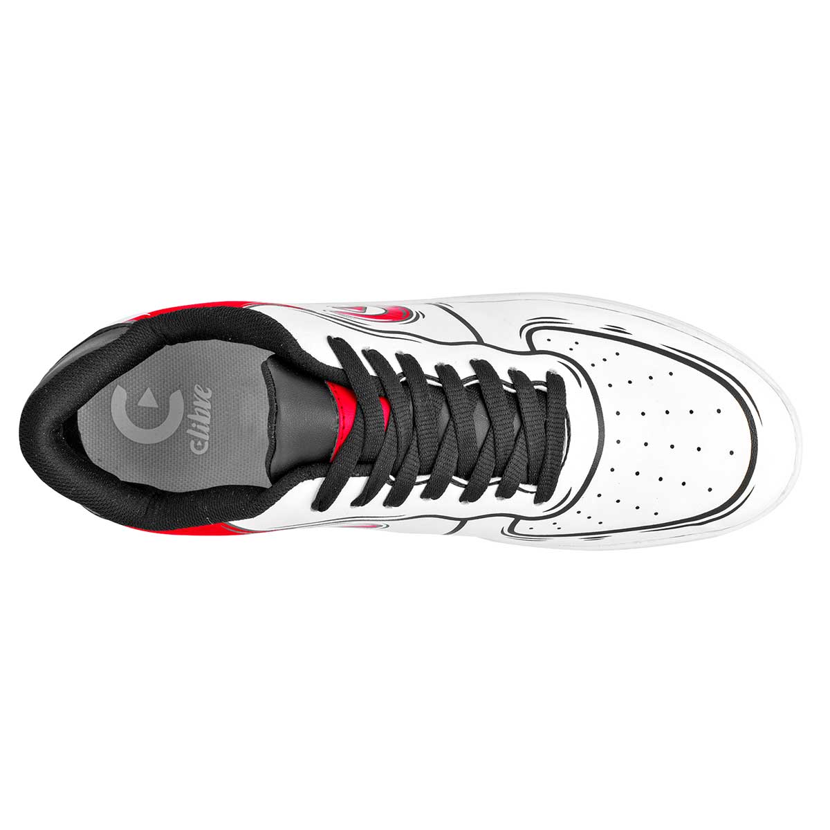 Tenis tipo deportivo  Exterior Piel Sintética Color Blanco Para Hombre De RBCOLLECTION