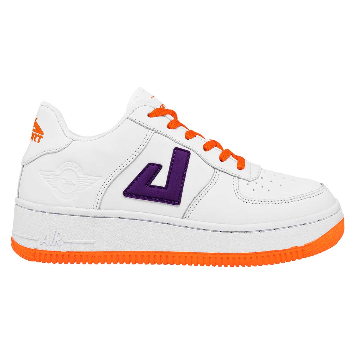 Tenis tipo deportivo Exterior Piel sintética Color Blanco Para Mujer De Apoort