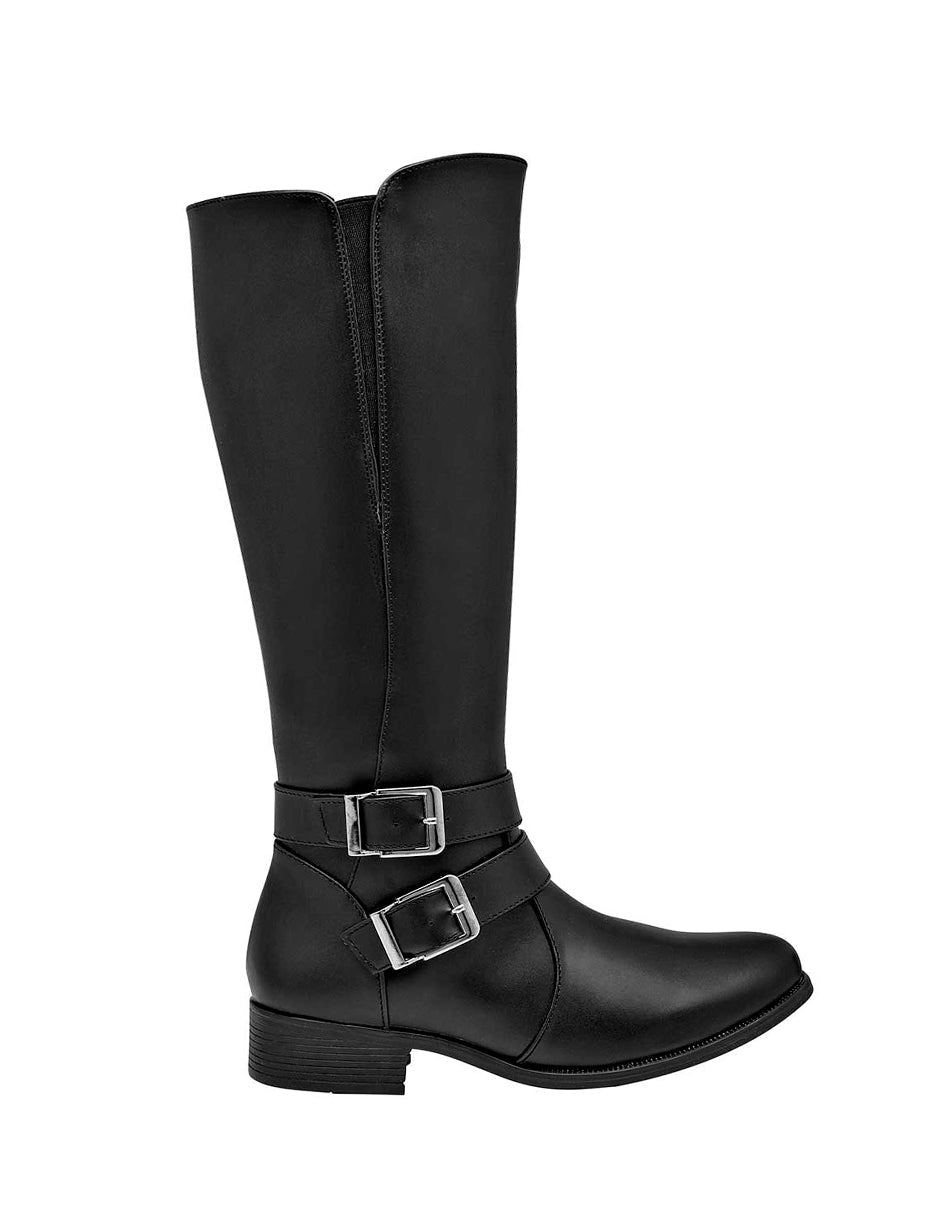 Botas altas Exterior Textil Color Negro Para Mujer De RBCOLLECTION