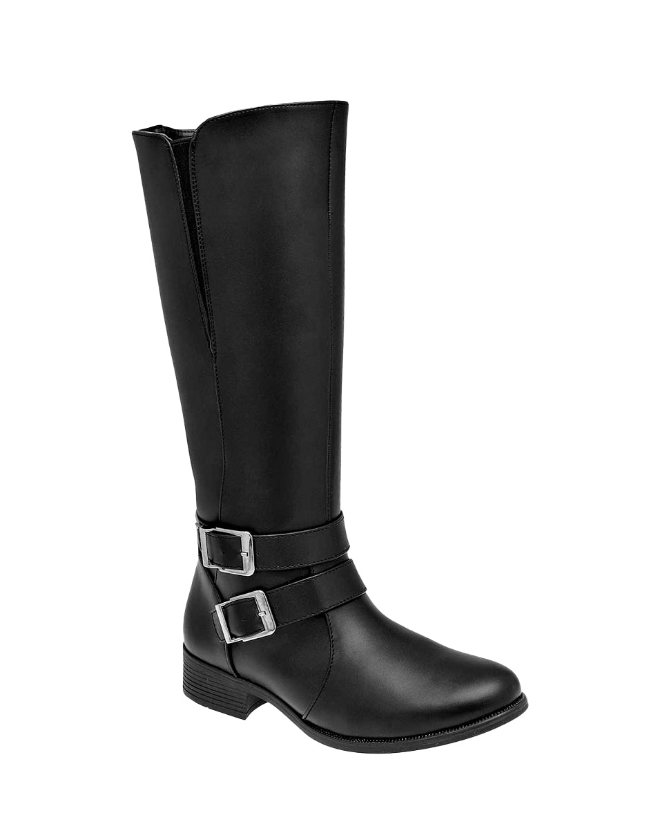 Botas altas Exterior Textil Color Negro Para Mujer De RBCOLLECTION