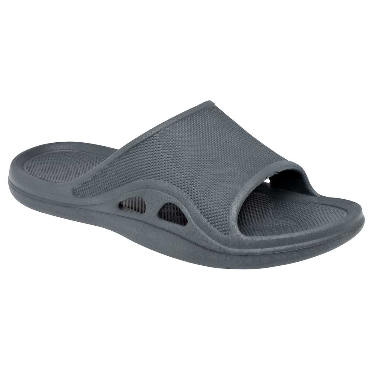 Sandalias de piso Exterior Piel Sintética Color Gris Para Hombre De Moramora