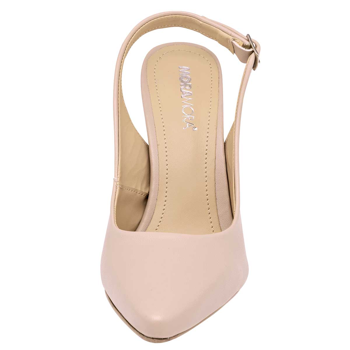 Zapatillas Exterior Sintético Color Beige Para Mujer De Moramora