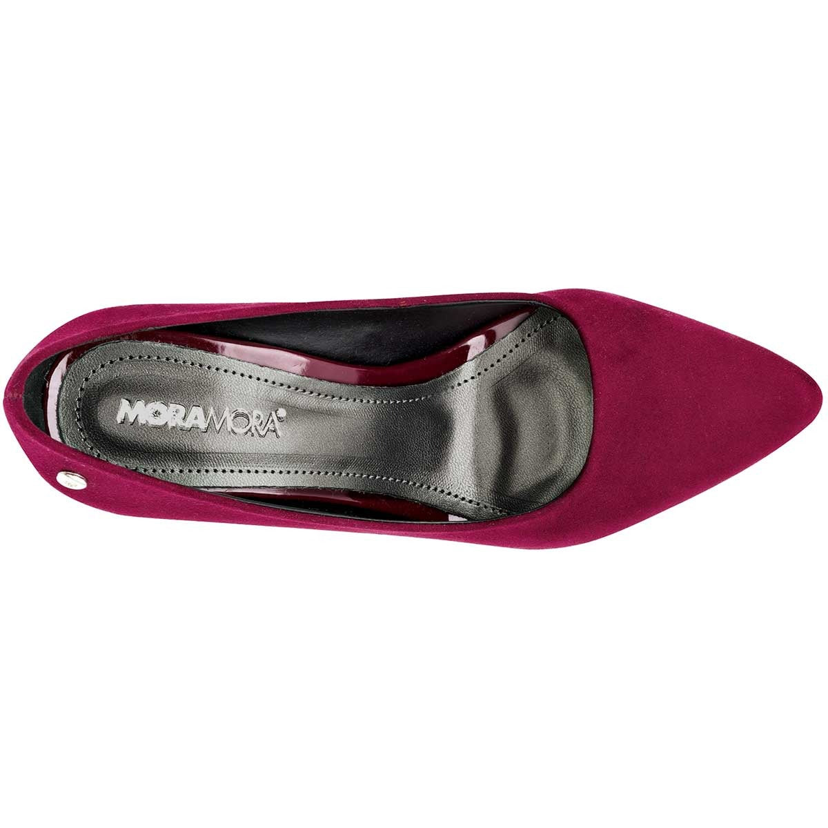 Zapatillas Exterior Sintético Color Vino Para Mujer De Moramora