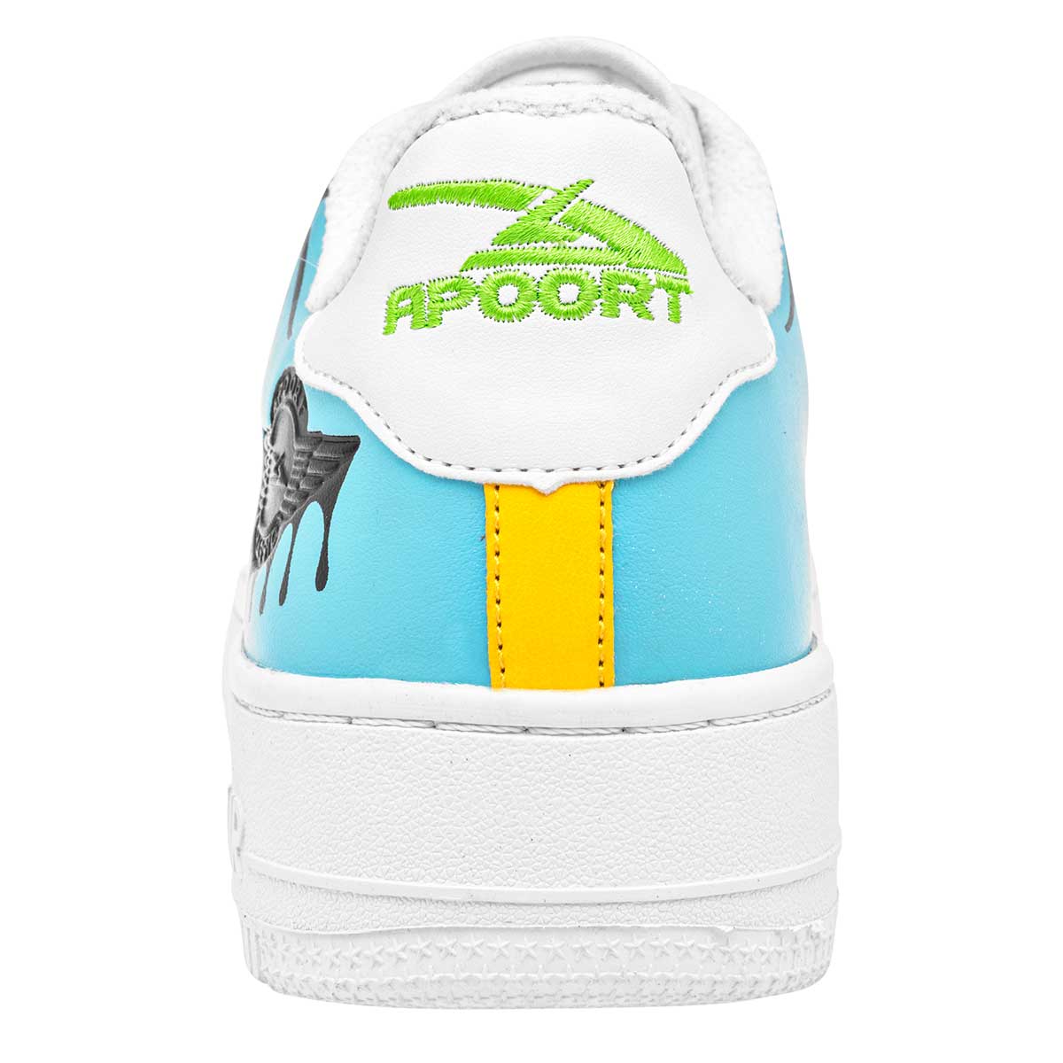 Tenis tipo deportivo Exterior Piel Sintética Color Multicolor Para Hombre De Apoort