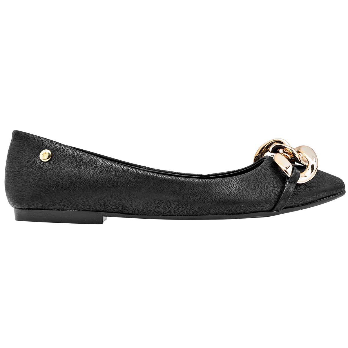 Flats puntales Exterior Piel sintética Color Negro Para Mujer De Moramora