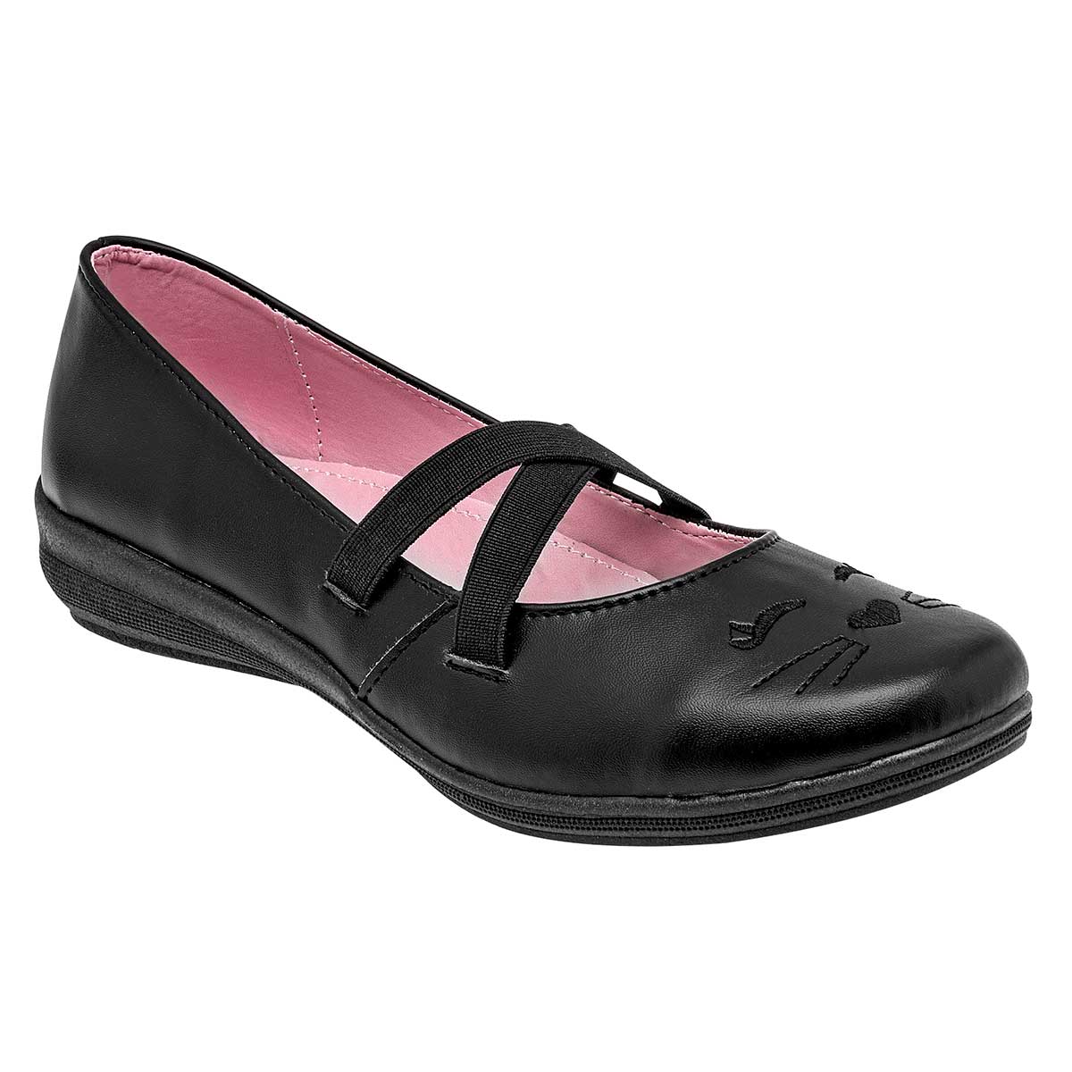 Zapato Mary Jane Exterior Piel sintética Color Negro Para Mujer De Giland