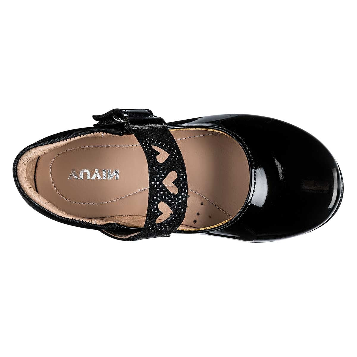 Zapato Mary Jane Exterior Piel Color Negro De Charol Para Mujer De Yuyin