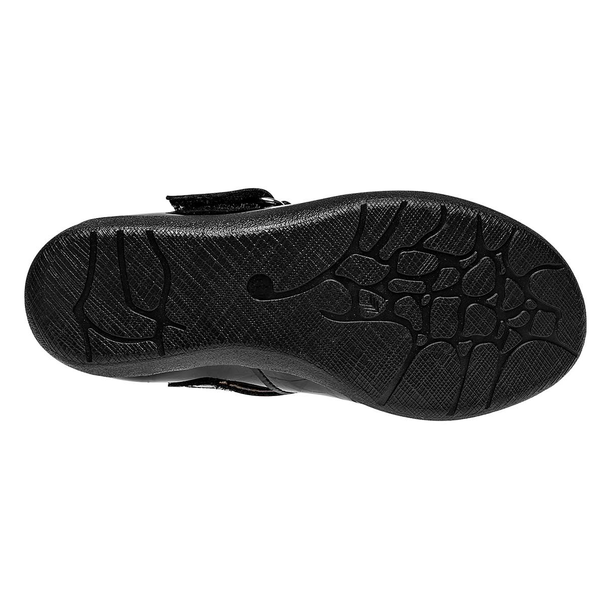 Mary jane Exterior Piel Color Negro De Charol Para Mujer De Yuyin
