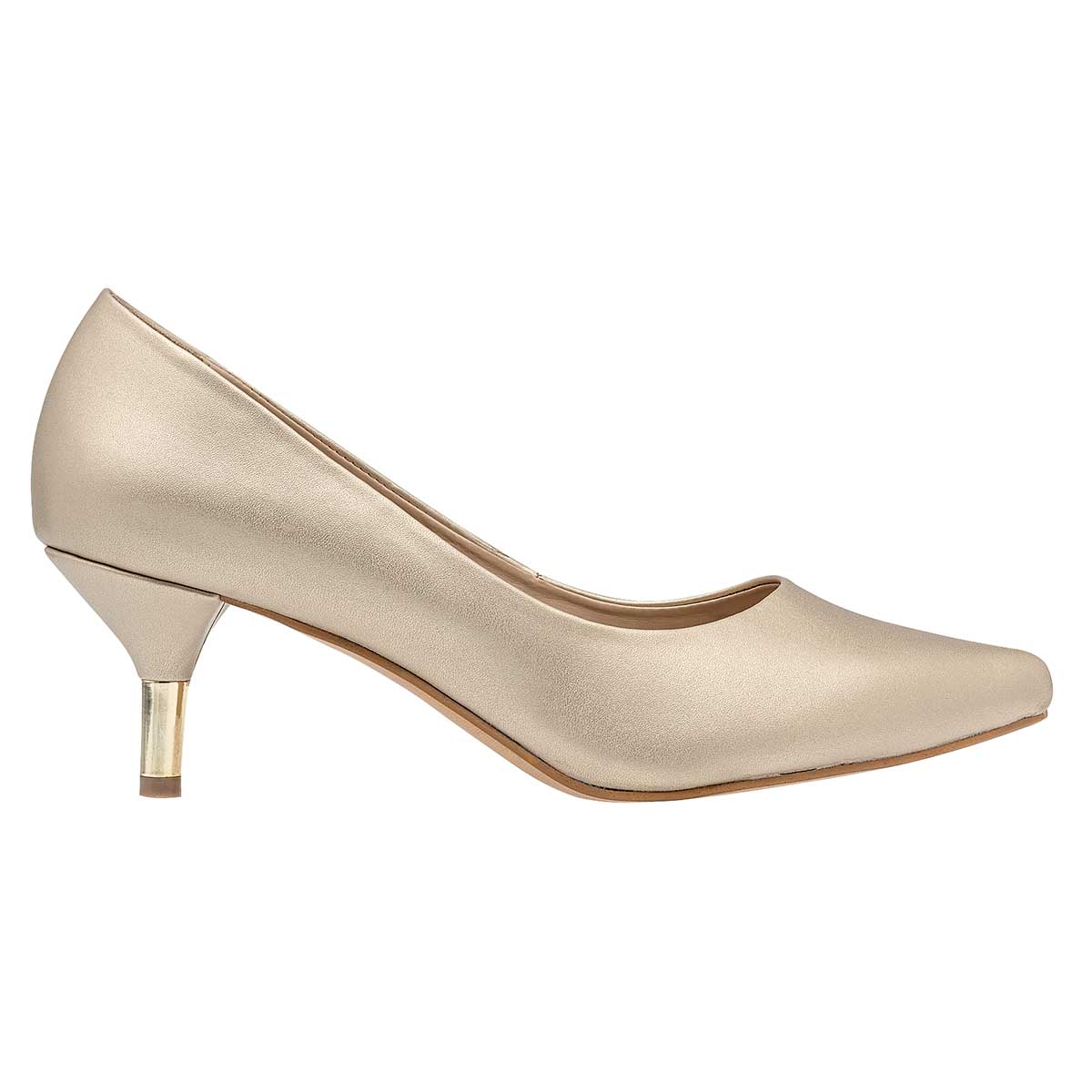 Zapatillas Exterior Sintético Color Oro Para Mujer De Pietro Alessandro