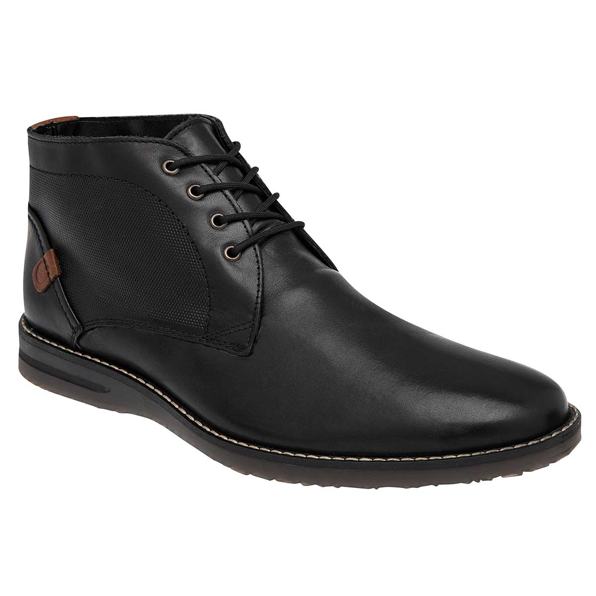 Botas casuales Exterior Piel Color Negro Para Hombre De Gino Cherruti