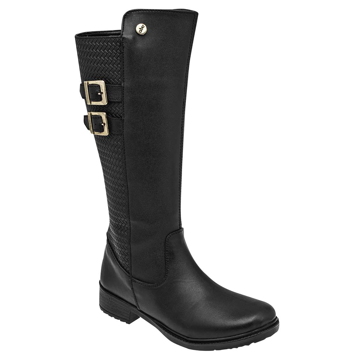 Botas altas Exterior Piel con Sintético Color Negro Para Mujer De RBCOLLECTION