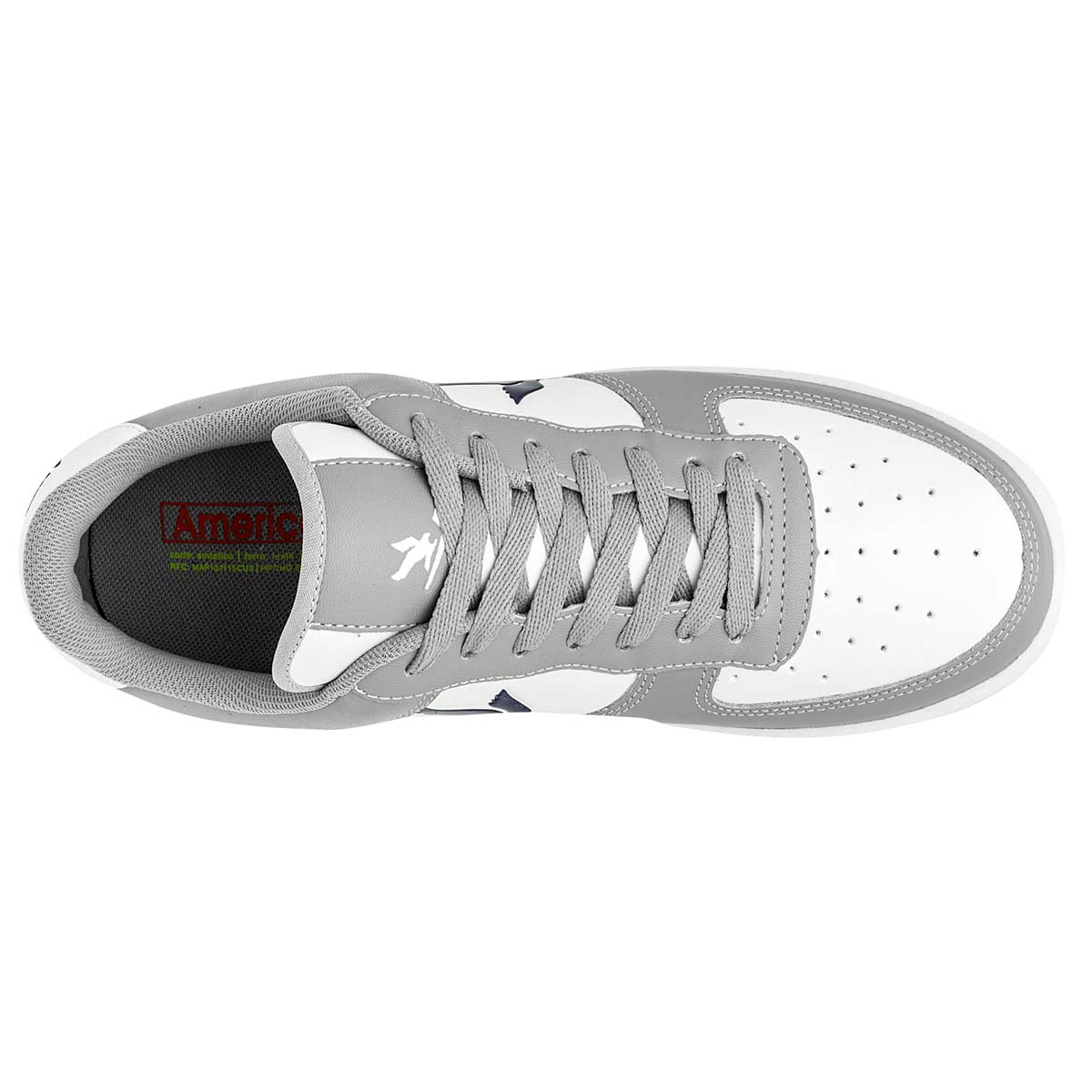 Tenis tipo Deportivo Exterior Piel sintética Color Gris Para Mujer De American Fire