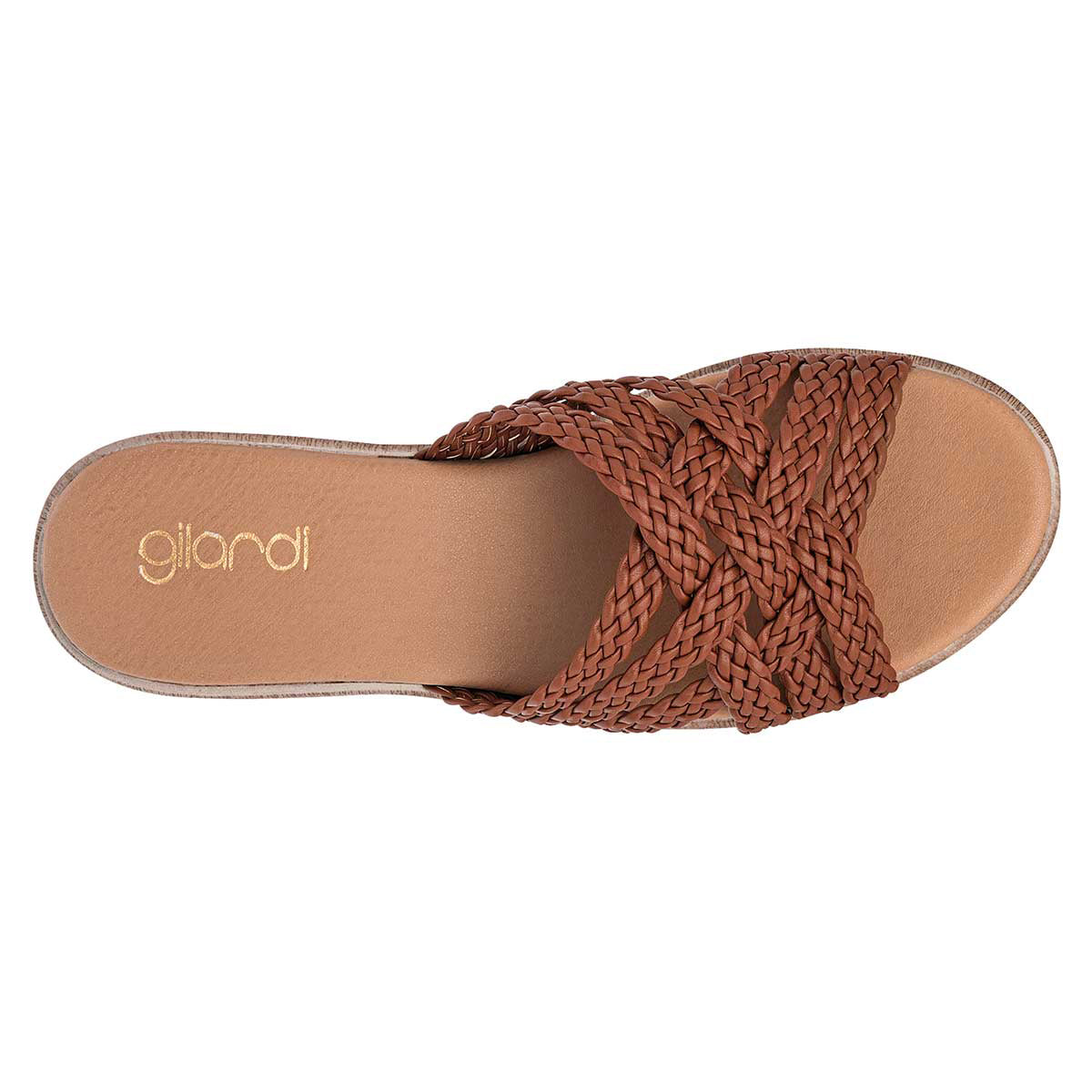 Sandalias con plataforma Exterior Piel sintética Color Camel Para Mujer De RBCOLLECTION