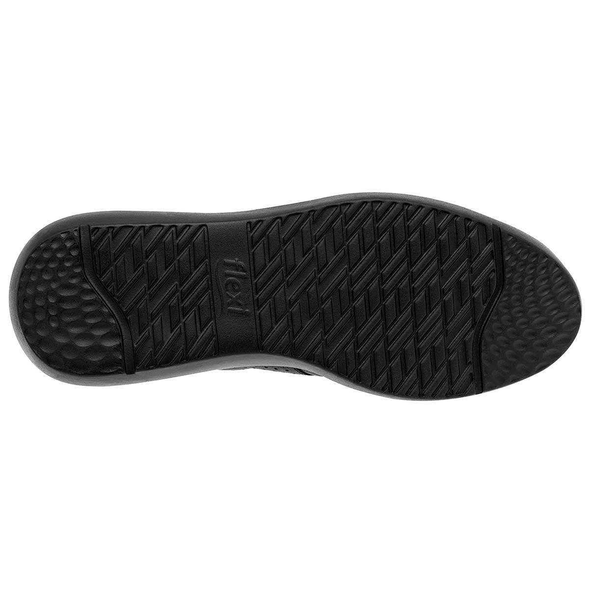 Zapato Confort Exterior Piel Color Negro Para Mujer De Flexi