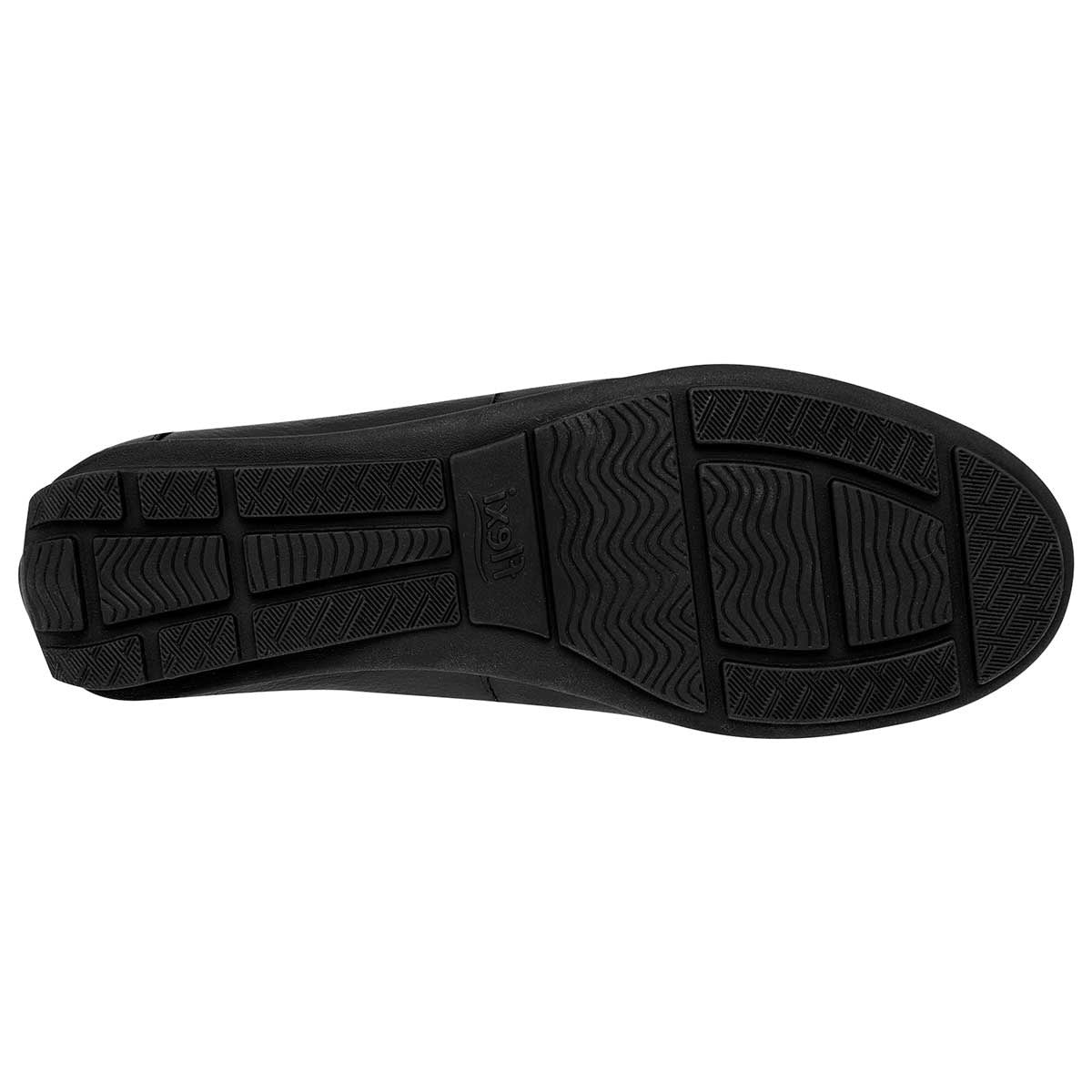 Mocasines Exterior Piel Color Negro Para Mujer  De Flexi