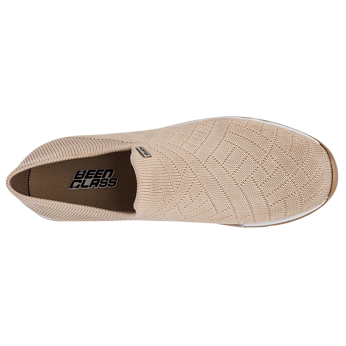 Zapato Confort Exterior Textil Color Beige Para Mujer De Been Class