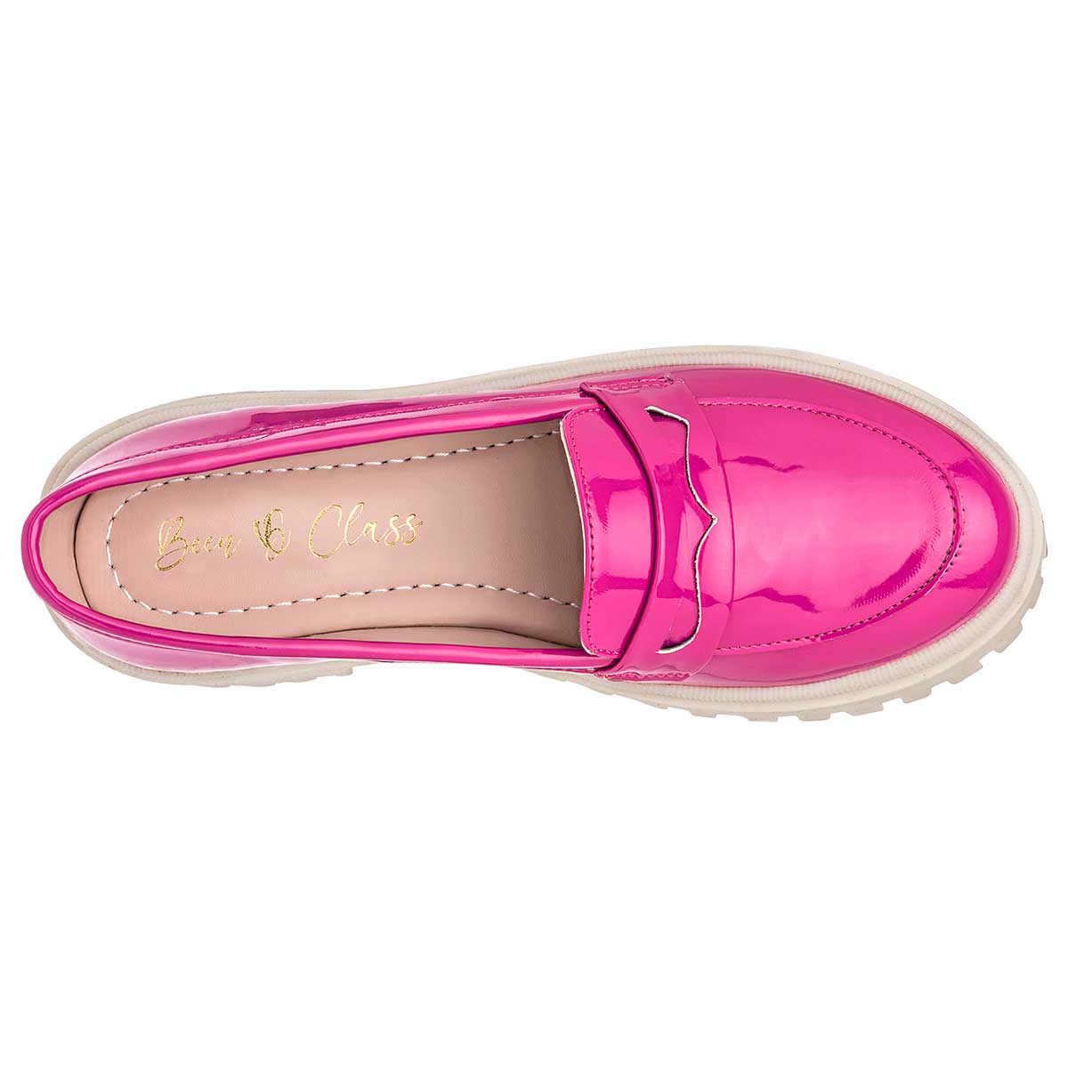 Zapato Mary Jane Exterior Sintético Color Rosa Para Mujer De Been Class